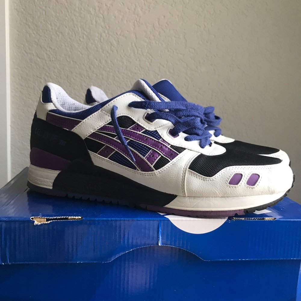 ASICS Gel Lyte 3 purple white Black Sneakers